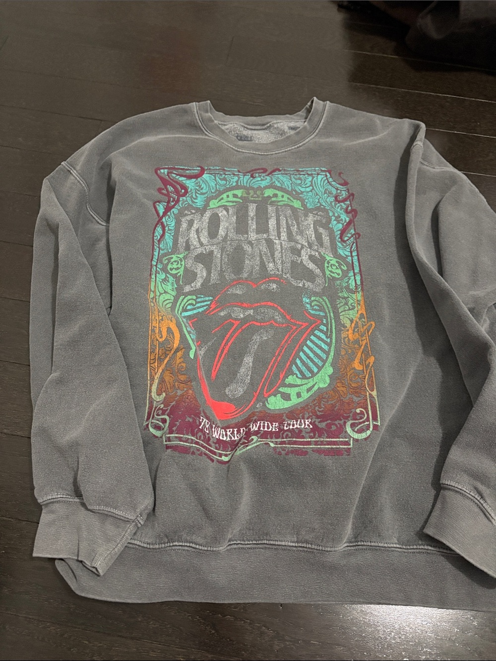 Urban outfitters Rolling Stones Graphic Crewneck Sweatshirt - Gray